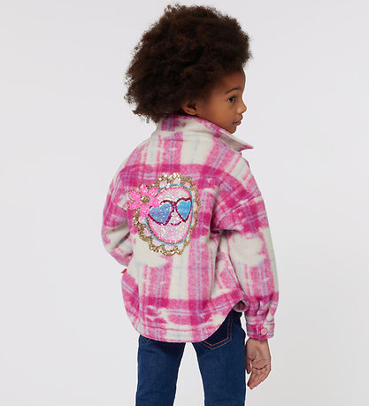 Billieblush Jakke - Long/Overshirt - Pink/Ternet