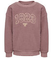 Hummel Fleecetrøje - HmlCosso - Twilight Mauve m. Guld