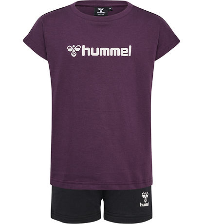 Hummel Shorts/T-shirt - hmlNova - Plum Perfect Hummel Shorts/T-shirt - hmlNova - Plum Perfect