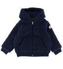 Moncler Fleecejakke - Medium Blue Moncler Fleecejakke - Medium Blue