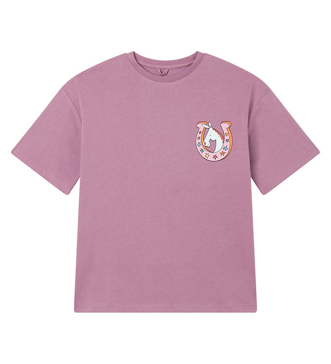 Stella McCartney Kids T-Shirt - Lilla m. Print