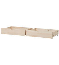 Hoppekids Skuffer m. Hjul - 2 stk. - 70x160 cm - Natur Hoppekids Skuffer m. Hjul - 2 stk. - 70x160 cm - Natur