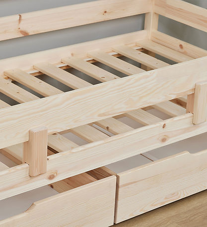 Hoppekids Sengehest - ECO Comfort - 100x22,5 cm - Natural Wood