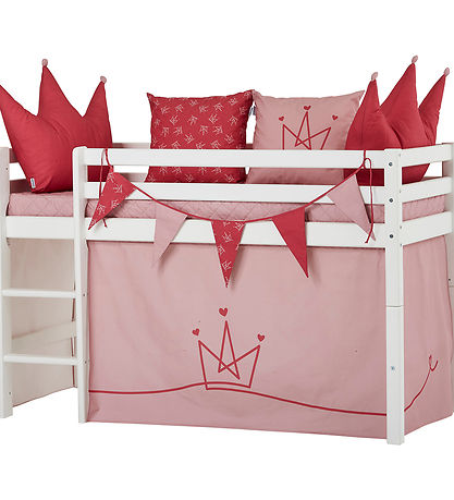 Hoppekids Forhæng Til Halvhøj Seng - 70x160 cm - Princess Hoppekids Forhæng Til Halvhøj Seng - 70x160 cm - Princess
