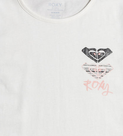 Roxy T-shirt - Day And Night - A - Egret m. 