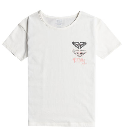 Roxy T-shirt - Day And Night - A - Egret m. 