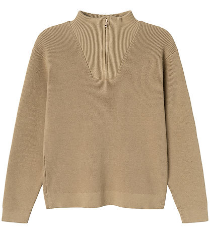 Name It Bluse - Strik - Noos - NkmNesolle - Weathered Teak Name It Bluse - Strik - Noos - NkmNesolle - Weathered Teak