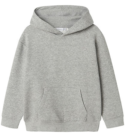 Name It Hættetrøje - Noos - NKnParker - Grey Melange