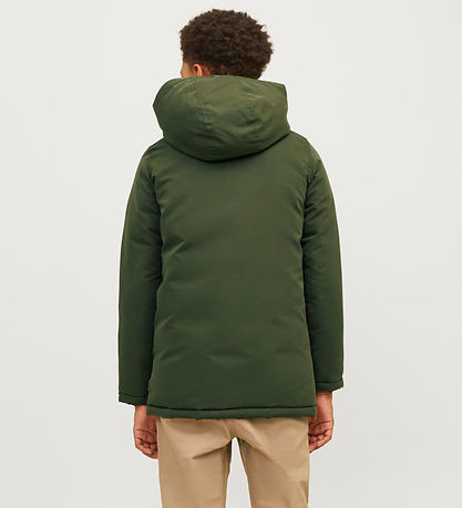 Jack & Jones Jakke - Noos - JjLoop Parka - Forest Night Jack & Jones Jakke - Noos - JjLoop Parka - Forest Night