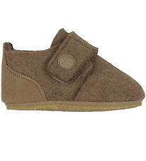 Wheat Hjemmesko - Uld - Marlin Felt - Light Brown Wheat Hjemmesko - Uld - Marlin Felt - Light Brown