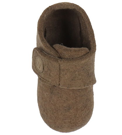 Wheat Hjemmesko - Uld - Marlin Felt - Light Brown Wheat Hjemmesko - Uld - Marlin Felt - Light Brown