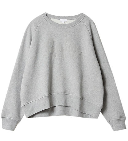 Lala Berlin Sweatshirt - Ijora - Gråmeleret m. Logo Lala Berlin Sweatshirt - Ijora - Gråmeleret m. Logo