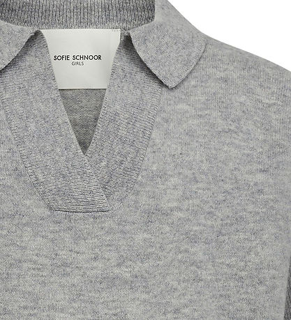 Sofie Schnoor Polo - Uld - Grey Melange