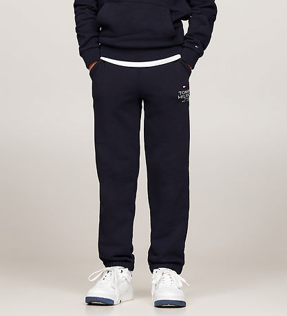 Tommy Hilfiger Sweatpants - TH Logo Puff - Desert Sky Tommy Hilfiger Sweatpants - TH Logo Puff - Desert Sky