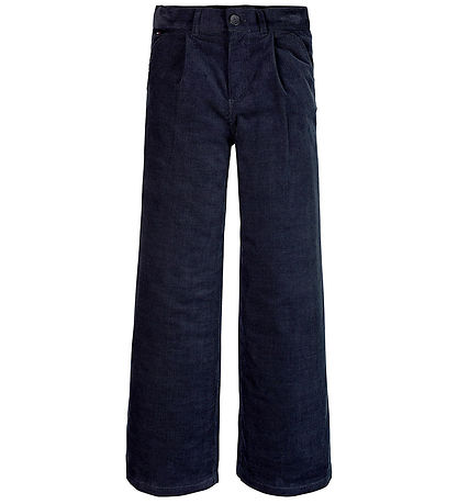 Tommy Hilfiger Fløjlsbukser - Wide - Desert Sky Tommy Hilfiger Fløjlsbukser - Wide - Desert Sky
