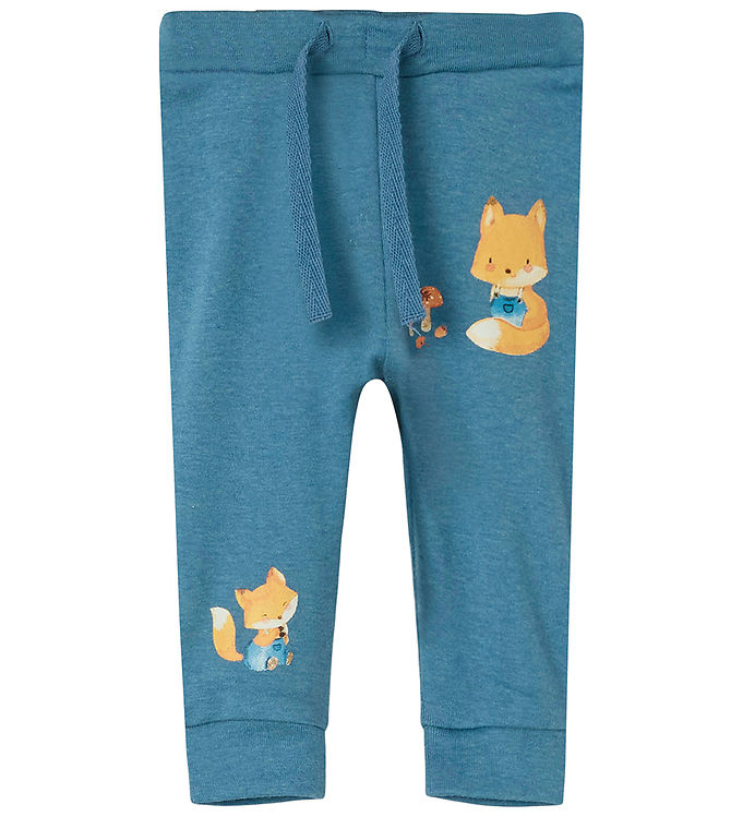 Name It Coronet Blue Melange Bukser Body - Str. 1m 56cm