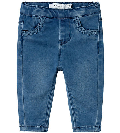 Leggings Name It - NbfSalli - Medium+ Blue Denim Leggings Name It - NbfSalli - Medium+ Blue Denim