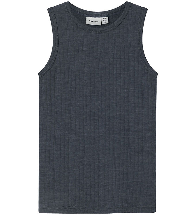 Name It Undertrøje - Uld - NkmWang - Ombre Blue