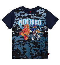 LEGO® Ninjago T-shirt - LWTano - Dark Navy m. Print