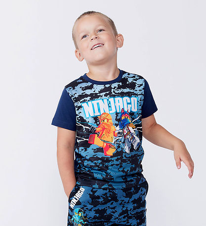 LEGO® Ninjago T-shirt - LWTano - Dark Navy m. Print
