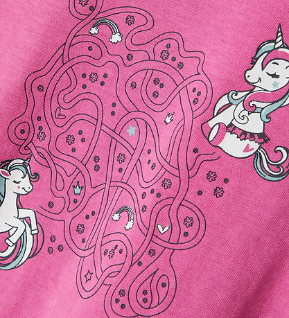 Name It Bluse - NmfViolet - Phlox Pink/Unicorns Name It Bluse - NmfViolet - Phlox Pink/Unicorns