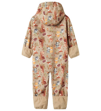 Name It Softshelldragt - NbnAlfa08 - Oxford Tan/Woodland