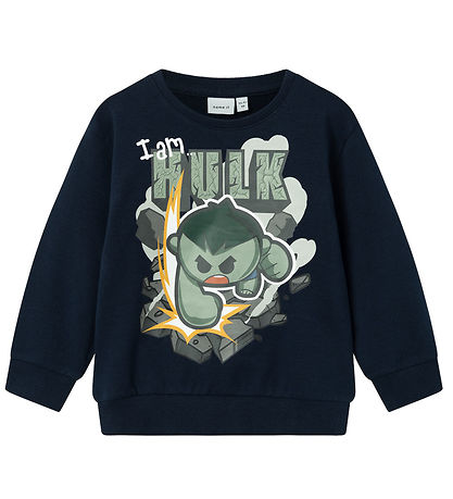 Name It Sweatshirt - NmmAlstair Hulk - Dark Sapphire Name It Sweatshirt - NmmAlstair Hulk - Dark Sapphire