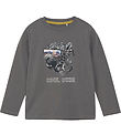 Minymo Bluse - Gargoyle m. Leopard Minymo Bluse - Gargoyle m. Leopard