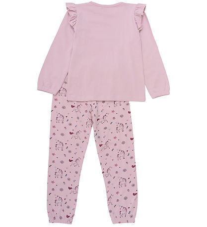 Minymo Nattøj - Dawn Pink m. Enhjørninger Minymo Nattøj - Dawn Pink m. Enhjørninger