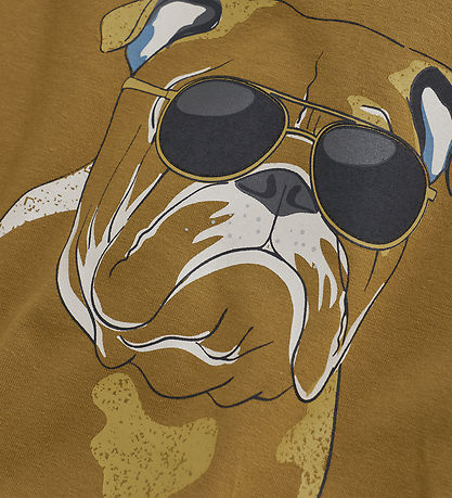 Minymo T-shirt - Dijon m. Bulldog Minymo T-shirt - Dijon m. Bulldog