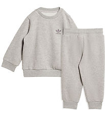 adidas Originals Sweatsæt - Trefoil CS - Grå adidas Originals Sweatsæt - Trefoil CS - Grå