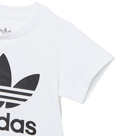 adidas Originals T-shirt - Trefoil - Hvid adidas Originals T-shirt - Trefoil - Hvid