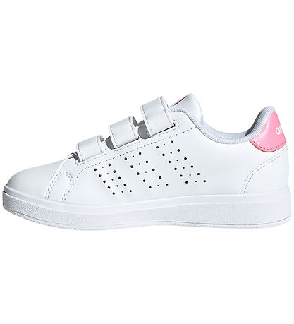 adidas Performance Sko - Advantage Base 2.0 CF C - Hvid/Pink adidas Performance Sko - Advantage Base 2.0 CF C - Hvid/Pink