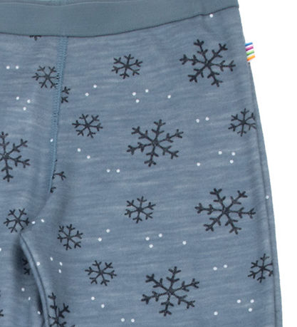 Joha Leggings - Uld/Bambus - Blå