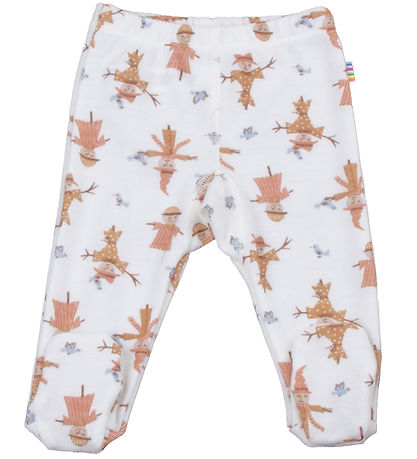 Joha Leggings m. Fødder - Uld/Bambus - Off White Joha Leggings m. Fødder - Uld/Bambus - Off White