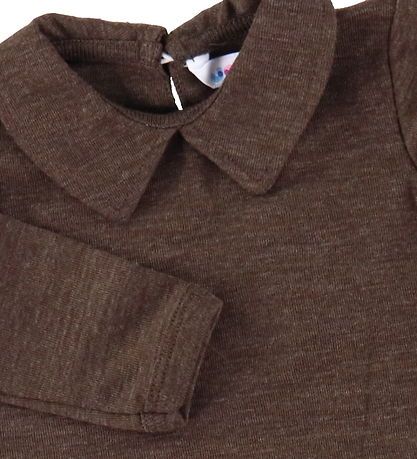 Joha Body l/æ - Uld - Krave - Mørkebrun Joha Body l/æ - Uld - Krave - Mørkebrun