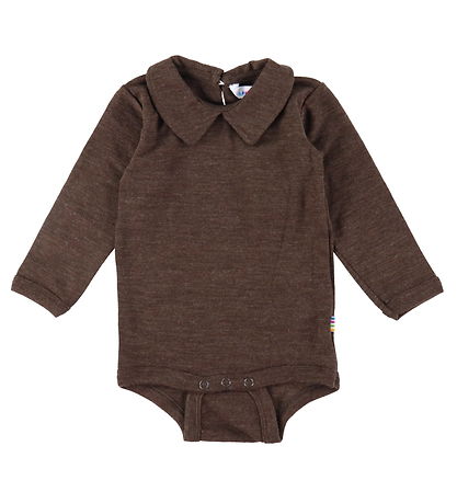 Joha Body l/æ - Uld - Krave - Mørkebrun Joha Body l/æ - Uld - Krave - Mørkebrun