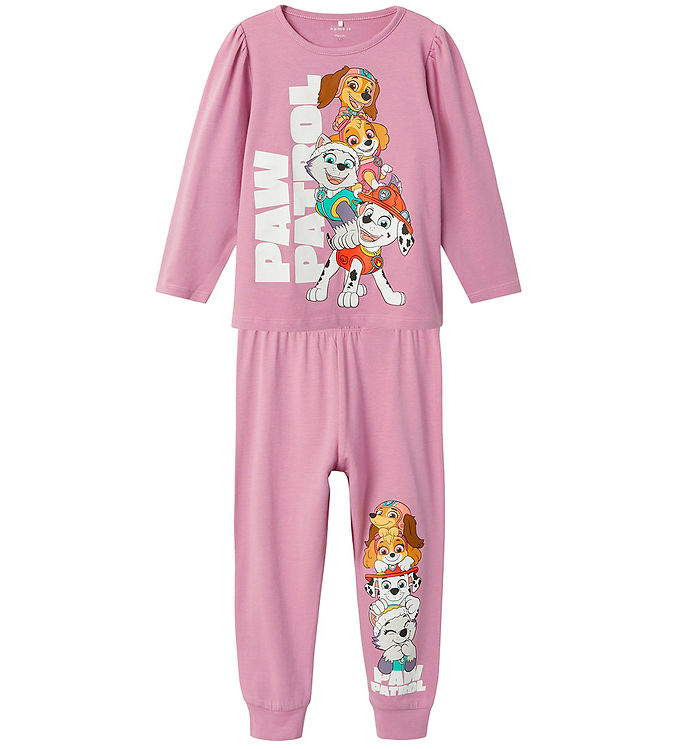 Name It Paw Patrol Nattøjsæt - Lyserød