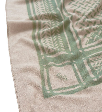 Lala Berlin Tørklæde - 162x85 - Triangle Puzzle - Dune/Sage