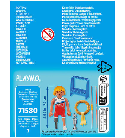 Playmobil SpecialPlus - Paralympisk Spydkaster - 71580 - 7 Dele