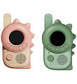 The Zoofamily Walkie Talkies - Dino Pink/Dino Grøn The Zoofamily Walkie Talkies - Dino Pink/Dino Grøn