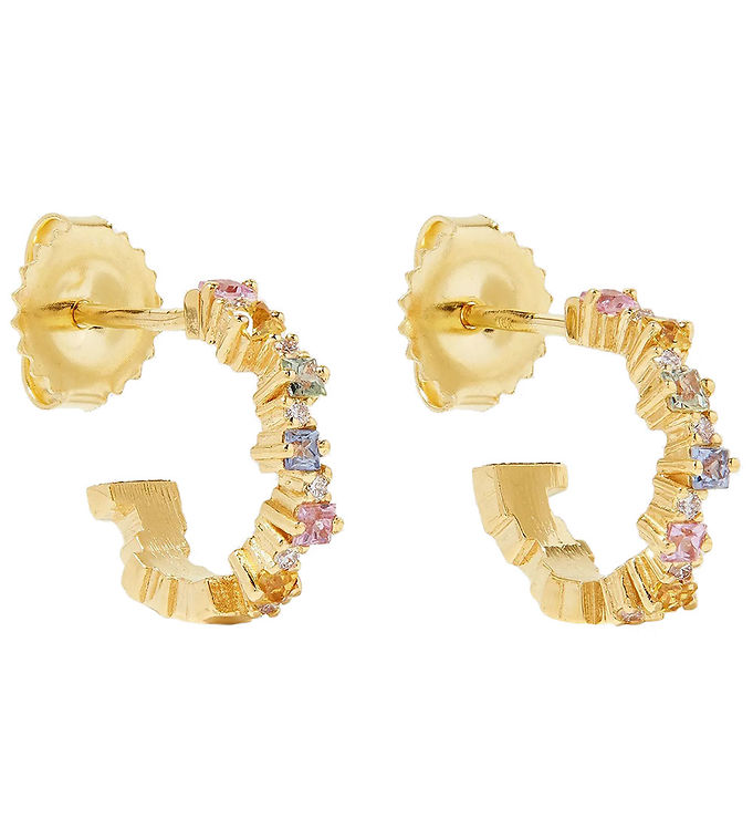 MillaVanilla Øreringe - Pastel/Guld