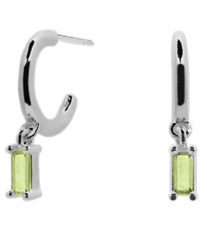 MillaVanilla Øreringe - Grøn/Sølv