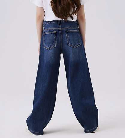 Name It Jeans - Wide - Noos - NkfRose - Dark Blue Denim Name It Jeans - Wide - Noos - NkfRose - Dark Blue Denim