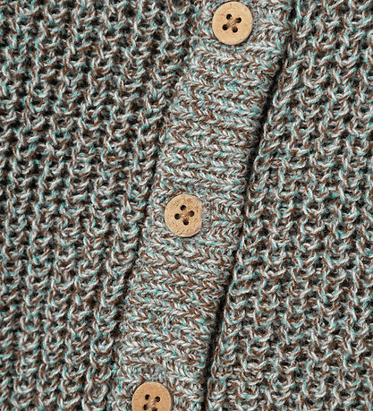 Lil' Atelier Cardigan - Strik - Rib - NbmNoro - Sky Gray