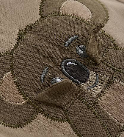 Minymo Sweatpants - Taupe Gray m. Koalabjørn Minymo Sweatpants - Taupe Gray m. Koalabjørn