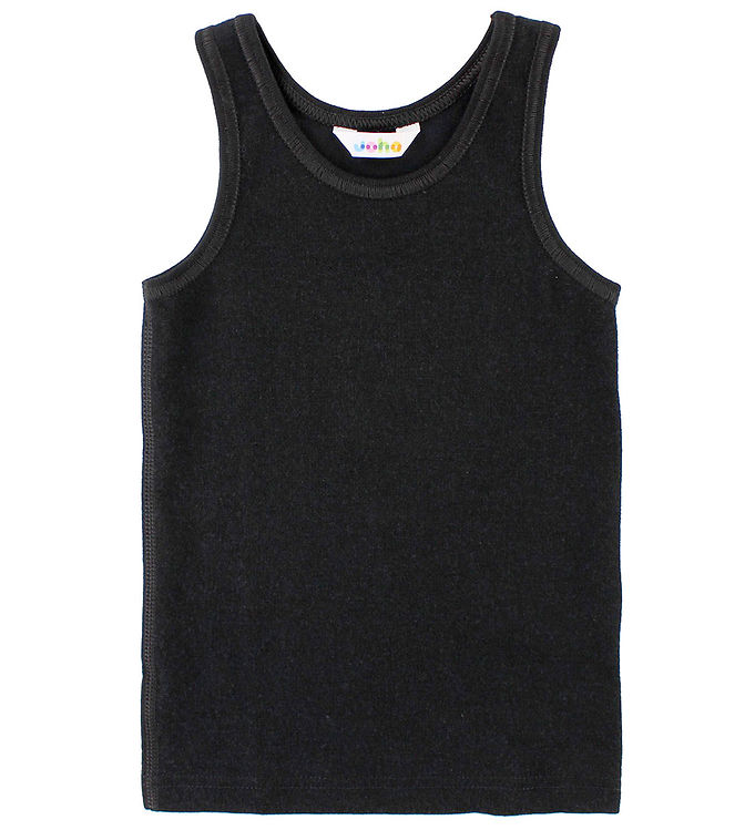 Joha Undertrøje - Uld/Bomuld - Sort