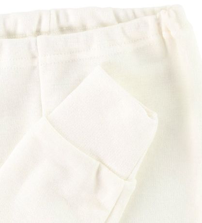Joha Leggings - Uld/Bomuld - Råhvid