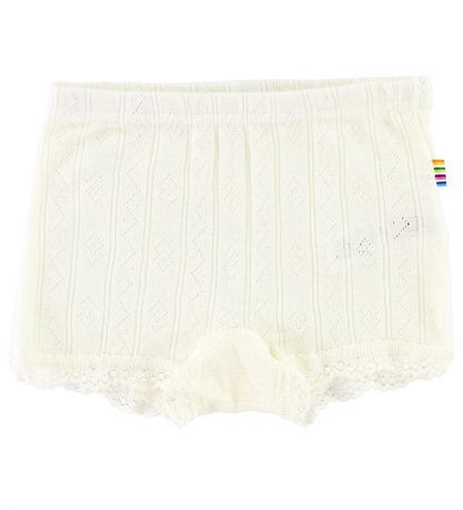 Shorty Joha - Laine/Soie - Blanc Cassé av. Motif Shorty Joha - Laine/Soie - Blanc Cassé av. Motif