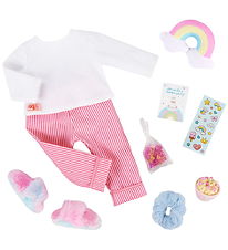 Our Generation Deluxe Doll Clothes - Rainbow Pajama Set